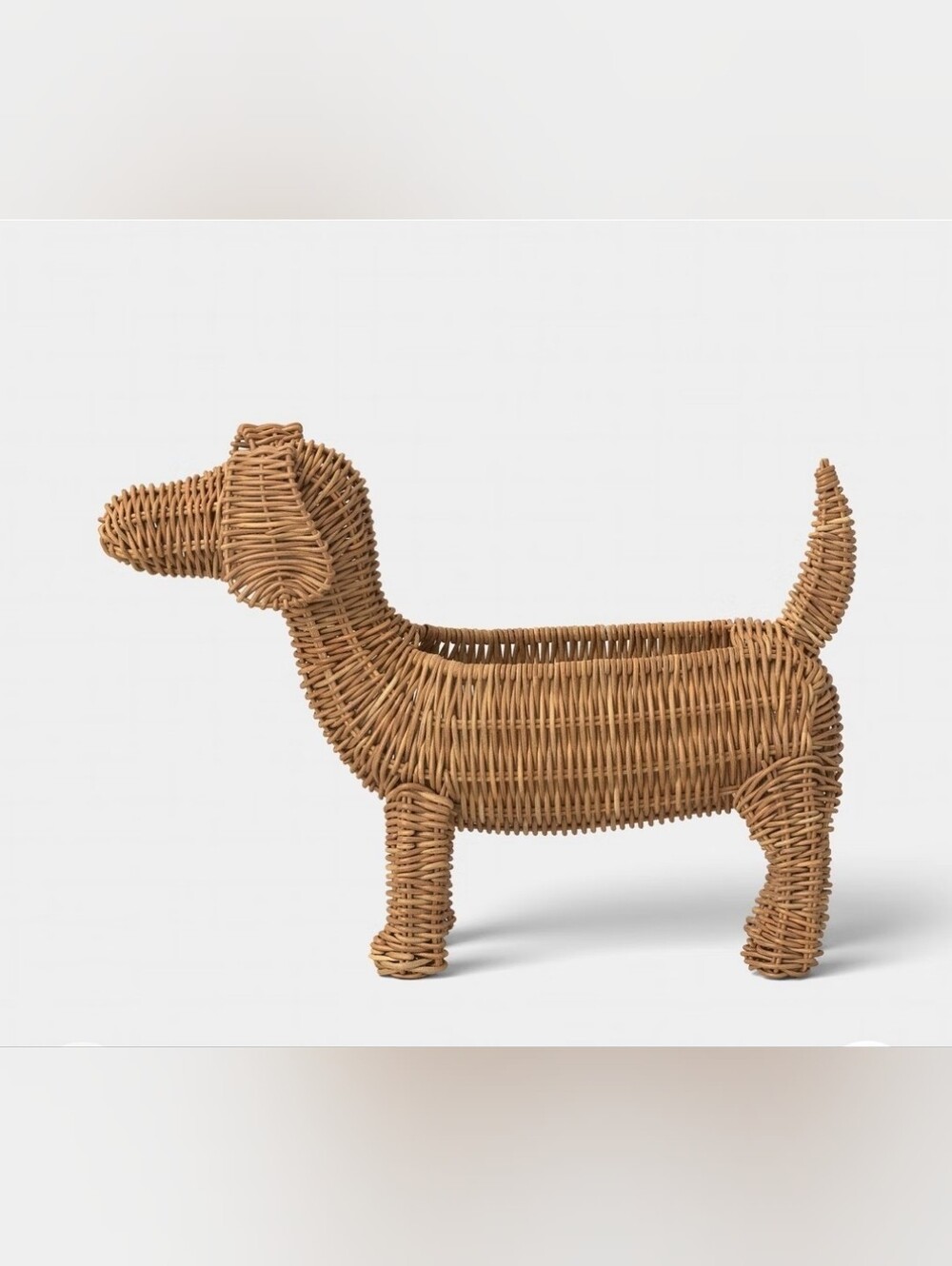 Threshold Rattan Dachshund Pencil Holder